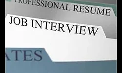 Support Documents File folders labeled "Professional Resume," "Job Interview," and "Documents" are arranged in a filing system.